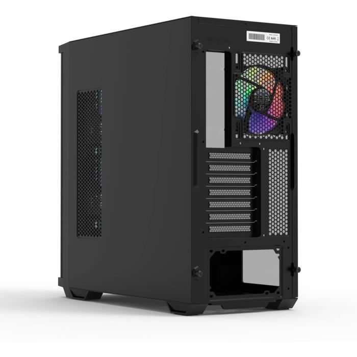 Boîtier PC Zalman Z10 Plus - Moyenne Tour ATX - Noir - 7 baies internes - 4 logements d'extension