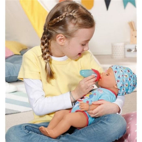 BABY BORN - Magic Boy - Poupée bébé garçon avec 11 accessoires - Mange, dort, pleure et utilise le pot - 43cm - des 3 ans