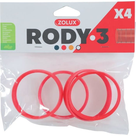 Connecteurs pour cage rongeur Rody3 - ZOLUX - Roylounge - Grenadine - 4 pičces