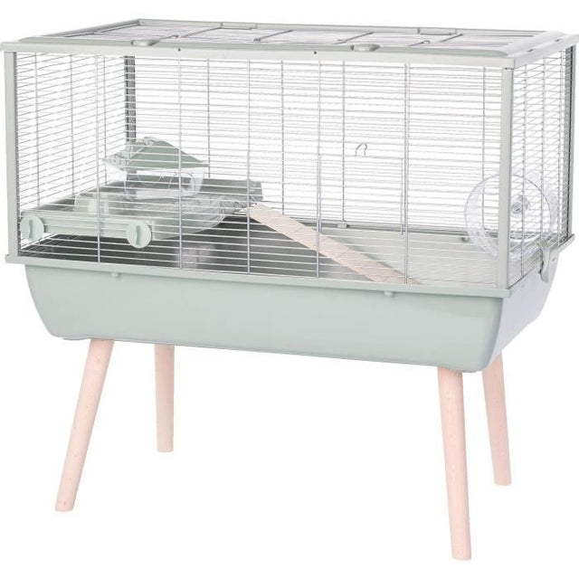 ZOLUX Cage rongeur surélevée  Néolife - Pour hamster - 78 x 48 x 75 cm - Vert