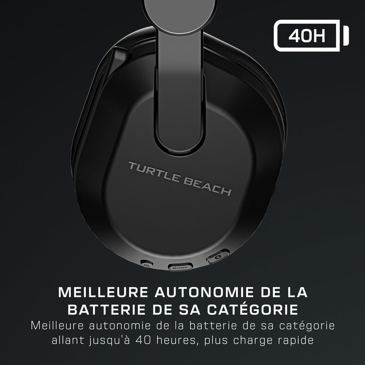 Casque de gaming sans fil - TURTLE BEACH - Stealth™ 500 PC - Noir