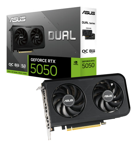 Carte graphique - ASUS - DUAL RTX 5050 O8G - 8 Go GDDR6 - 320 Go/s - 8K 120Hz