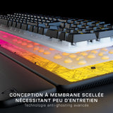 Clavier de jeu - Turtle Beach Magma - Membrane RGB - Noir, touches silencieuses, AIMO™ RGB