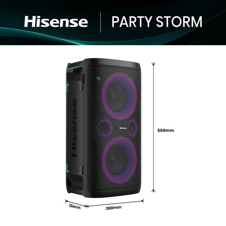 Enceinte nomade - HISENSE - Bluetooth - Max 300 W