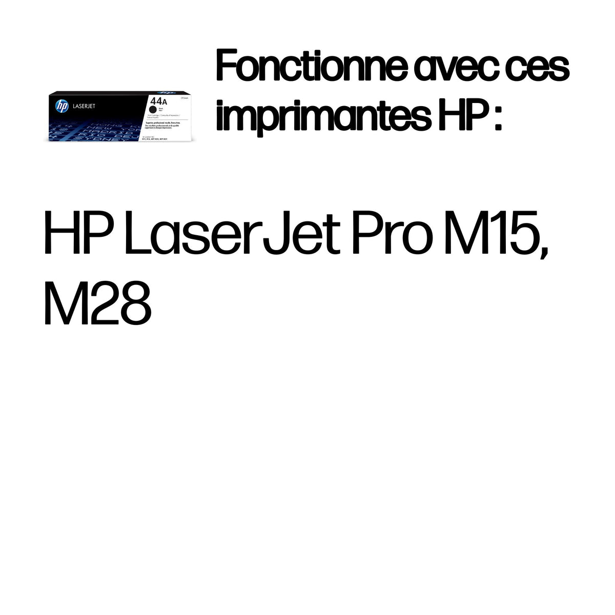 Cartouche d'encre Hp TONER 44A NOIR