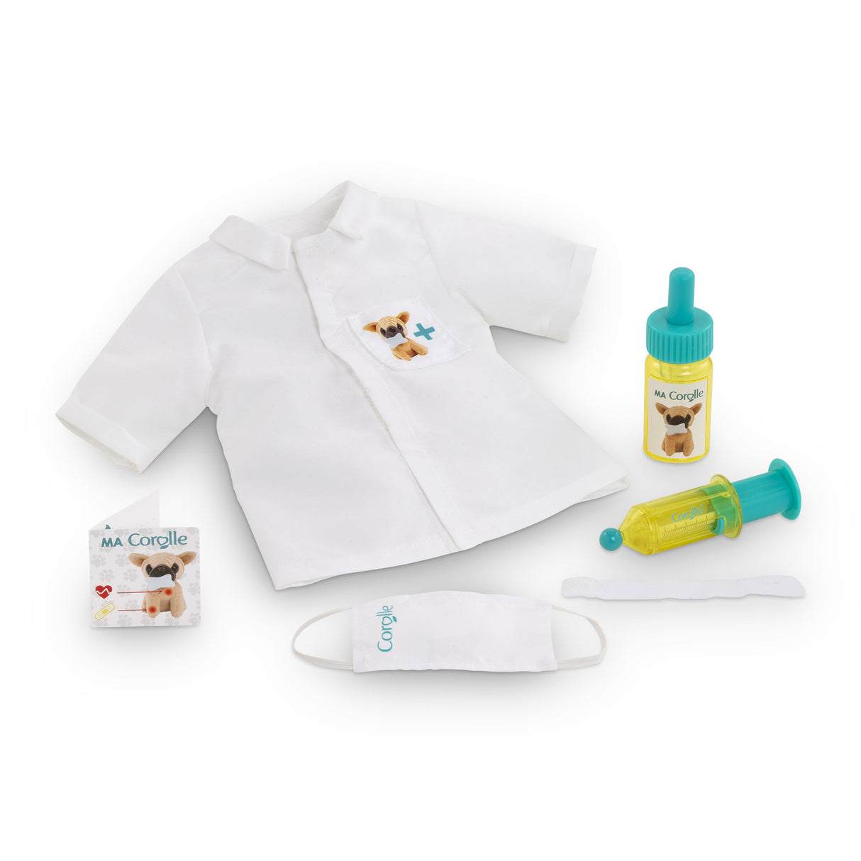 Accessoires poupée - COROLLE - Kit de Jeu Vétérinaire - Pour poupée 36 cm - 6 accessoires - Des 4 ans