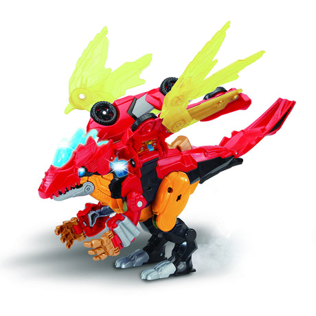 VTECH - SWITCH & GO DINOS COMBO - DRAGOREX, LE MÉGA DRAGON 2 EN 1 - Multicolore