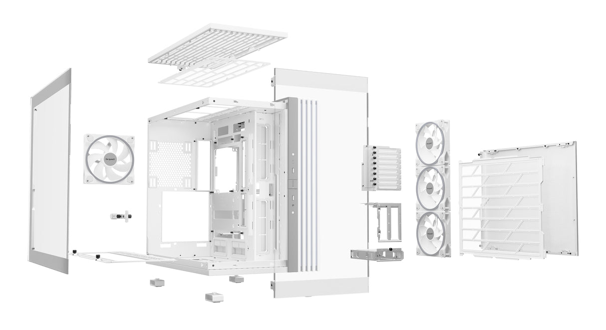 Boitier Grand Tour E-ATX be quiet! Light Base 900 FX RGB avec panneaux vitrés (Blanc)