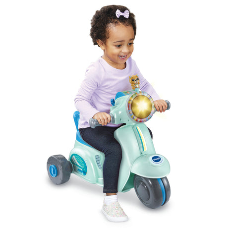 VTECH PORTEUR SCOOTER INTERACTIF 3 EN 1