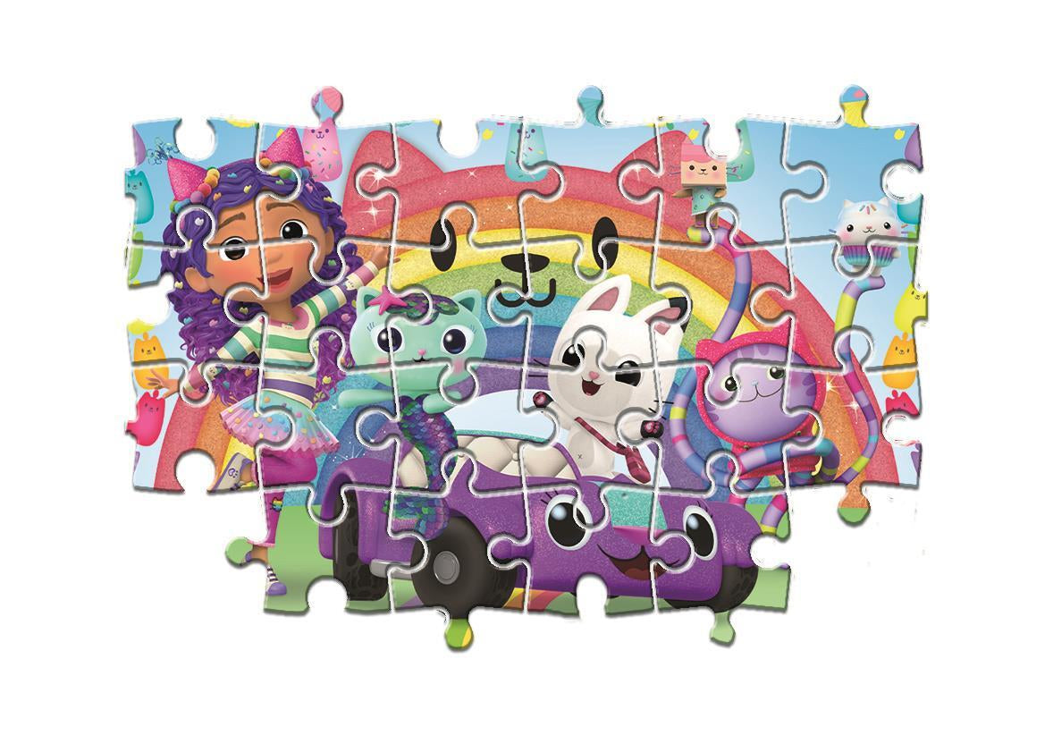 CLEMENTONI - 2x60 pieces - Gabby et la maison magique