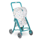 Poussette oursons - COROLLE - Accessoire Poupon 30cm - Bleu - Légere et facile d'utilisation