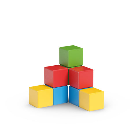 Jeu de construction magnétique - GEOMAG - Magicube Recycled Creative Set - 8 pieces - Plastique recyclé - Des 1 an