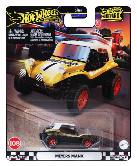 Hot Wheels Boulevard Véhicule 1/64 – Modele aléatoire (4 coffrets de 5) – Voiture miniature métal Real Riders