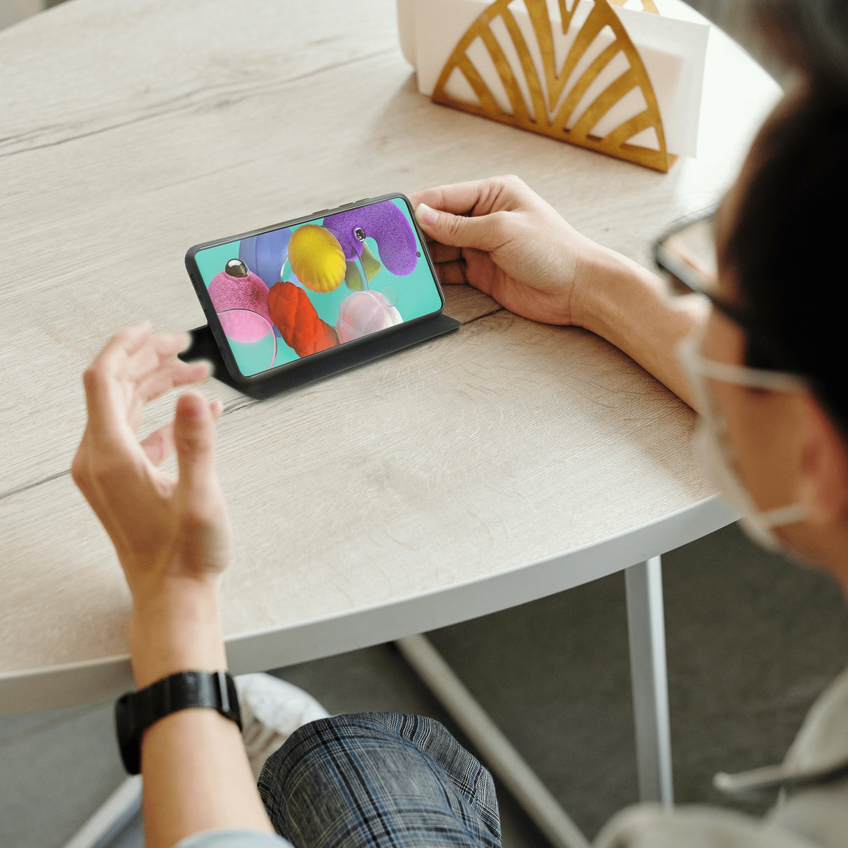 WE Etui folio CLASSIQUE XIAOMI REDMI 9 Noir
