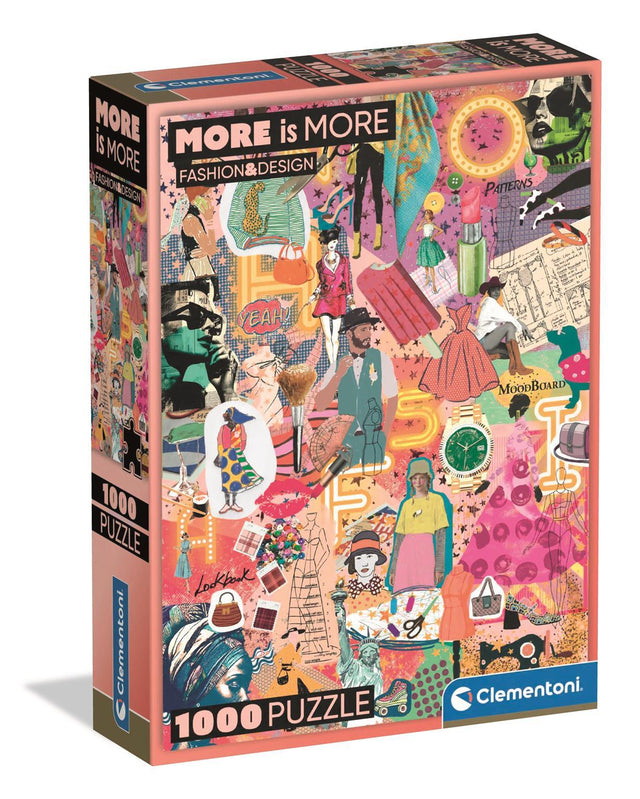 CLEMENTONI - Compact 1000 pieces - More is more - Fashion & Design