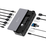 Station d'accueil portable USB-C 3.2 Verbatim CDS-15S avec lecteur SSD (Gris)