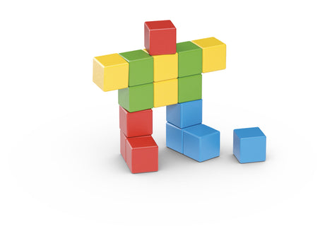 Blocs magnétiques - GEOMAG - Set créatif - 16 pieces - Éducatif - Plastique recyclé - Des 12 mois