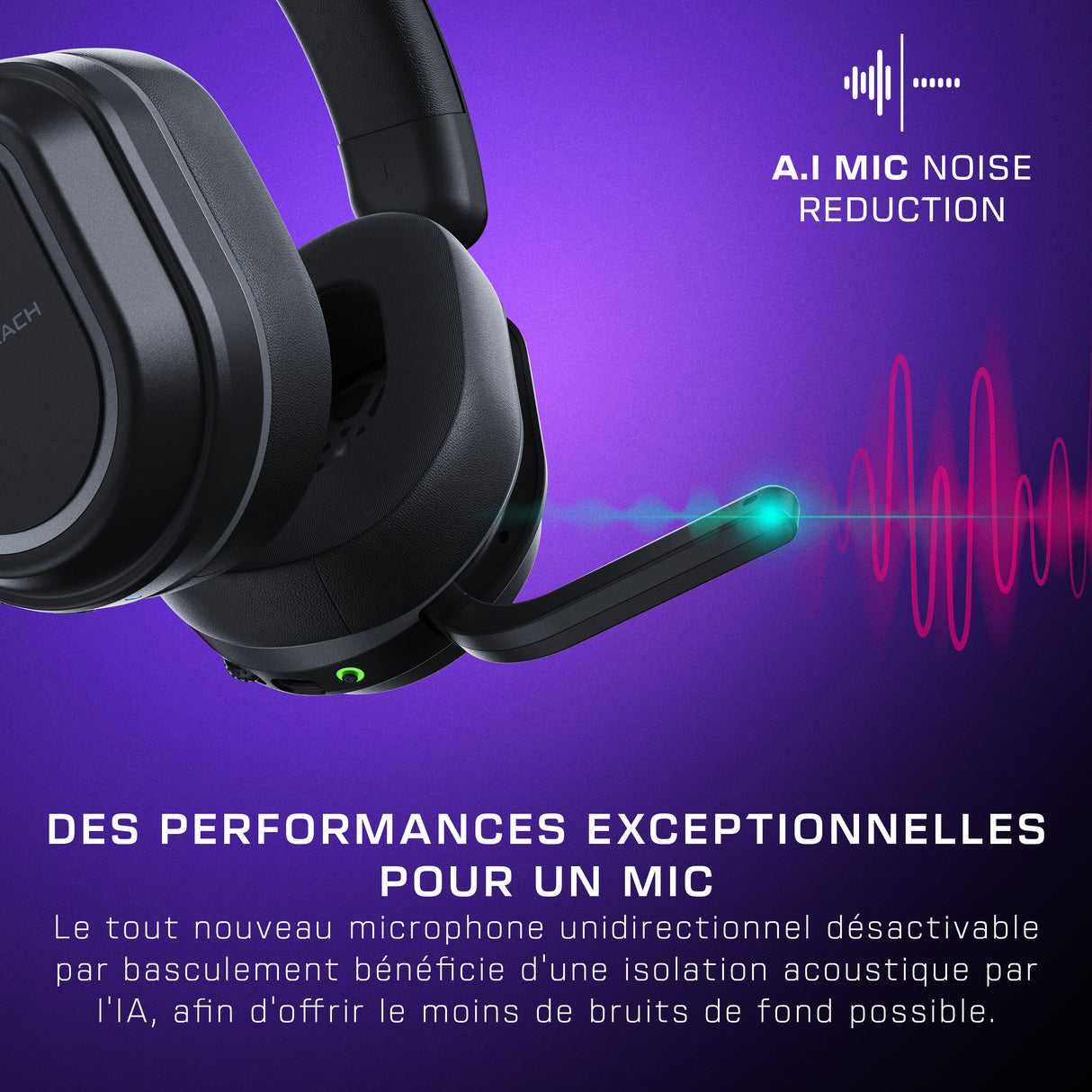 Casque gaming sans fil - Turtle Beach Stealth™ 700X (Gen3) - Cobalt - Xbox, PS5, PS4, PC, mobile, 60mm, Bluetooth, 80h
