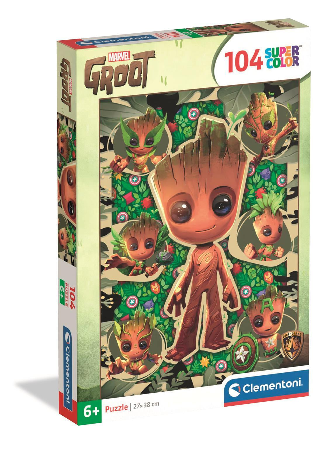 CLEMENTONI - 104 pieces - Marvel, Groot