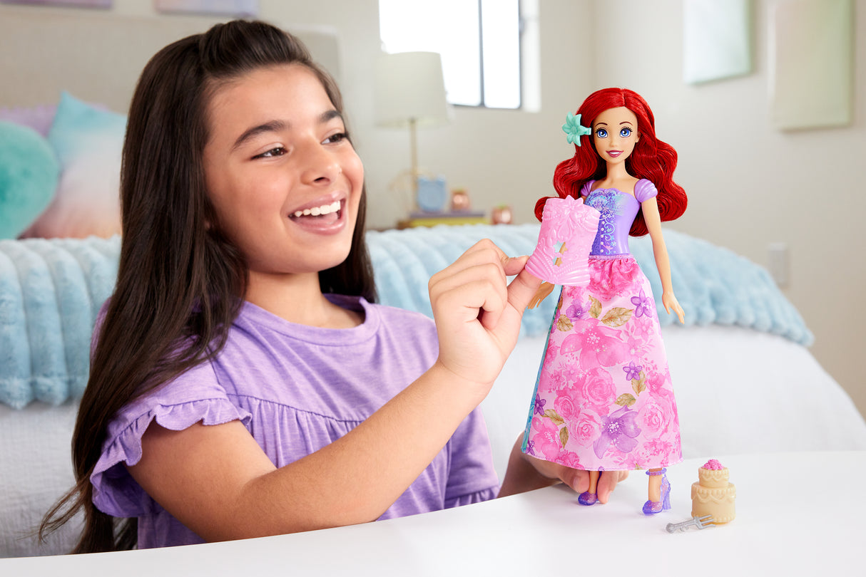 Poupée Ariel Spin & Reveal - Mattel Disney Princesses - avec 11 surprises - HTV88 - Des 5 ans