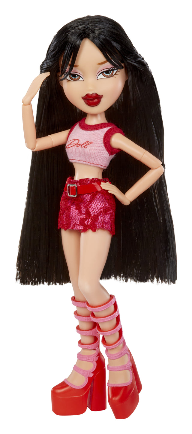 Bratz Goin' Out Poupée - Jade - 1 Poupée Mannequin a Collectionner - Une Tenue, Un Sac a Main, Une Paire de Lunettes Soleil - 6 ans