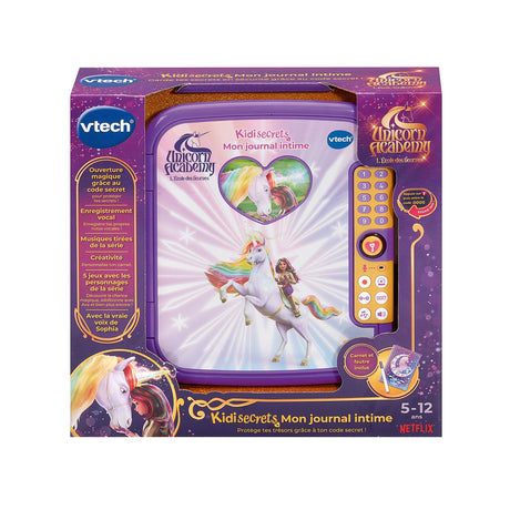 VTECH - L'ÉCOLE DES LICORNES - KIDISECRETS, MON JOURNAL INTIME - Violet