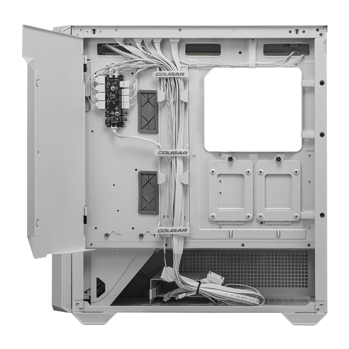 Boitier Grand Tour E-ATX Cougar MX600 RGB avec panneaux vitrés (Blanc)