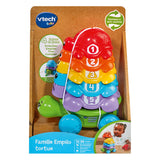VTECH-FAMILLE EMPILO TORTUE (PLASTIQUE REUTILISE)