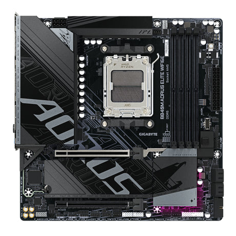 Carte mere - GIGABYTE - B840M A ELITE WIFI6E - Format Micro-ATX - Chipset AMD B840 - DDR5 & PCIe 5.0 - WiFi 6E