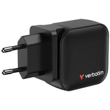 Chargeur secteur Verbatim Mini GaN 1x USB-A + 2x USB-C 70W (Noir)