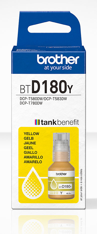 Cartouche d'encre Brother BTD180Y (Jaune)