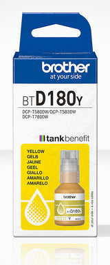 Cartouche d'encre Brother BTD180Y (Jaune)
