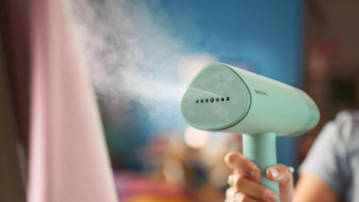 Défroisseur a main - PHILIPS - STH3010/70 - Steamer pliable Série 3000 - 20gr/min vapeur continue - 1000W - pret en 30sec - Vert