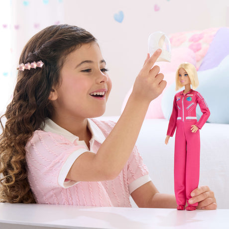 Barbie poupée Astronaute - L'espace - Rose - Tenue amovible - MATTEL - JKF77 - Des 3 ans