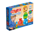 Blocs magnétiques - GEOMAG - Safari - 10 pieces - Éducatif - Plastique recyclé - Des 12 mois