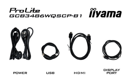 Ecran PC Gamer incurvé - IIYAMA - 34 - WQHD - 240Hz - Dalle VA - 0.4ms - Réglable en hauteur - G-Master GCB3486WQSCP-B1