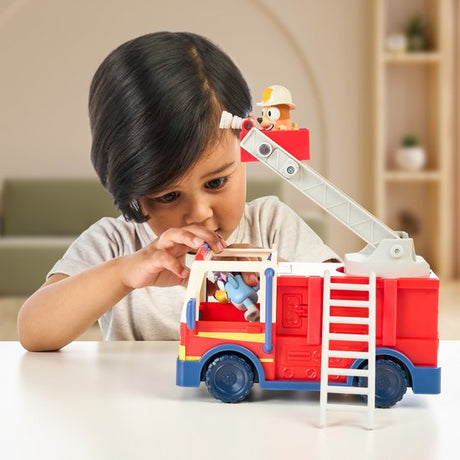 Bluey Le camion de Pompier de Bluey - Univers miniature - MOOSE TOYS - Des 3 ans
