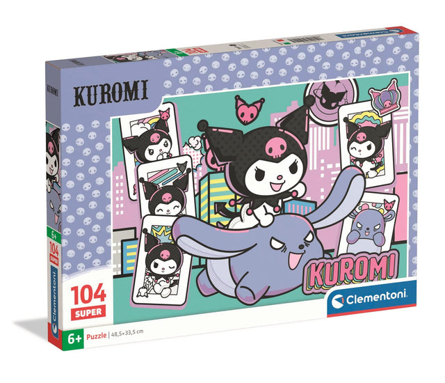 Puzzle 104 pieces -  Clementoni - Kuromi - Puzzle Enfant - Des 6 ans - Pieces Super