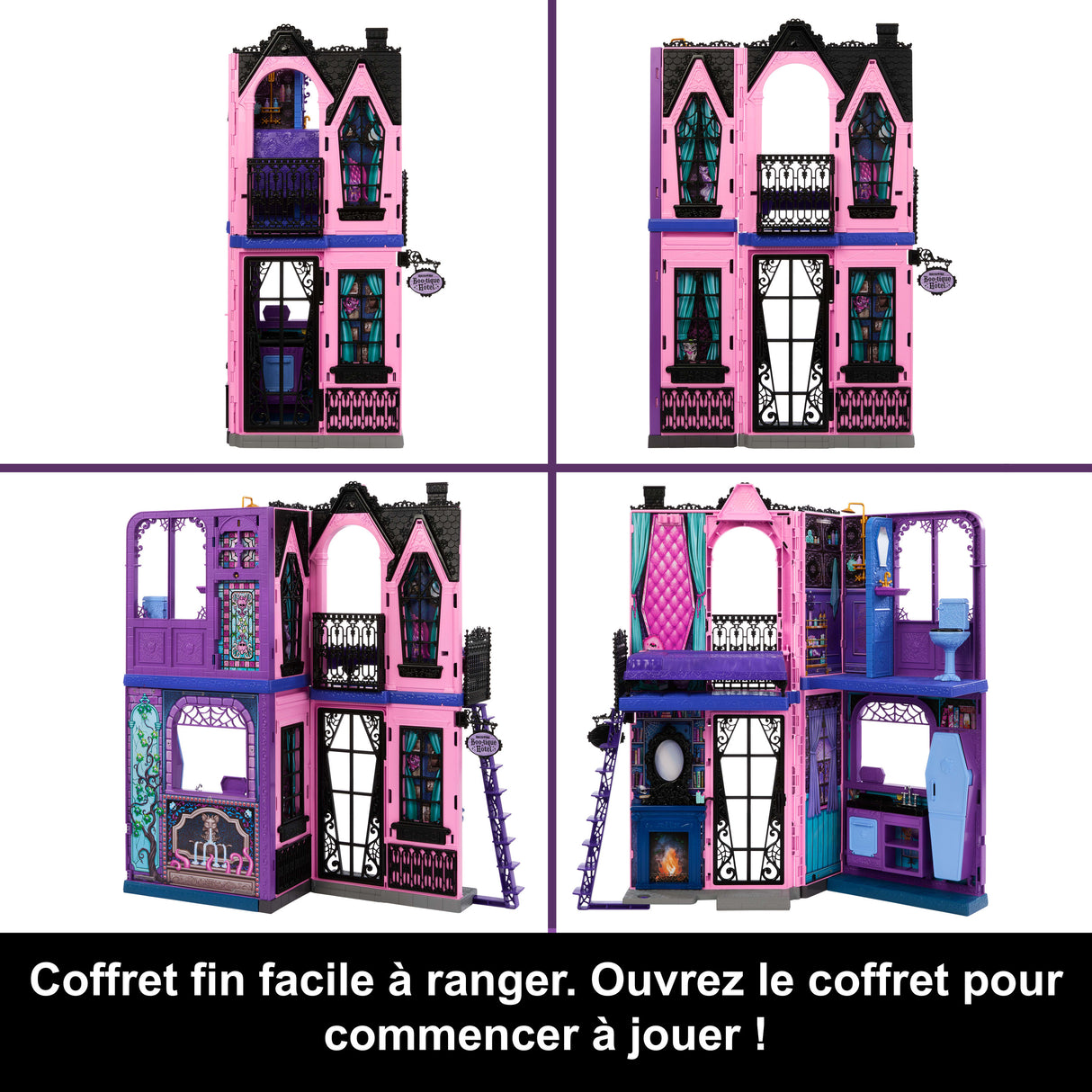 Monster High - Hôtel Bouh-tique - Maison de poupée et accessoires - Monster High - JBF16