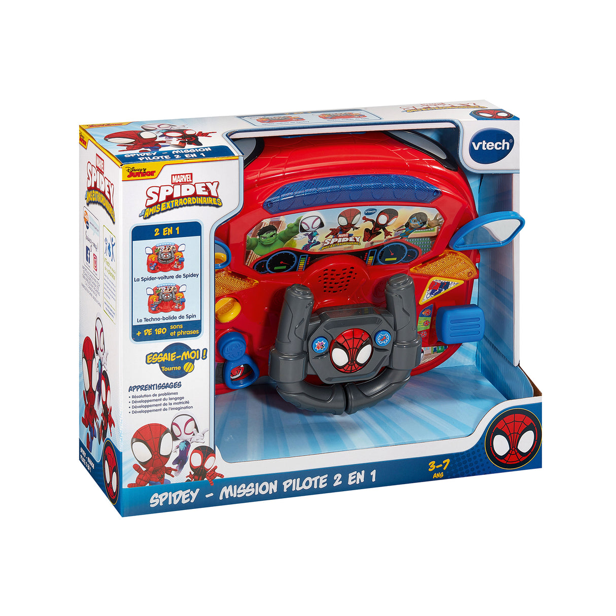 VTECH - SPIDEY - MISSION PILOTE 2 EN 1 - Multicolore