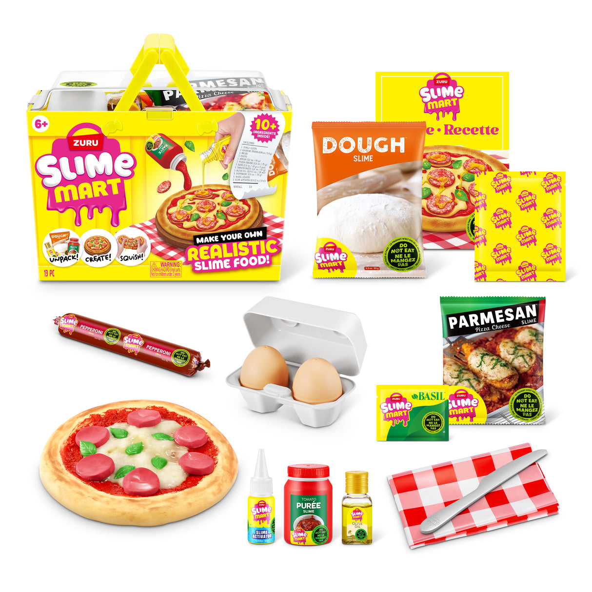 Activités créatives et manuelles - ZURU - Slime Mart Shopping Basket - Dčs 6 ans