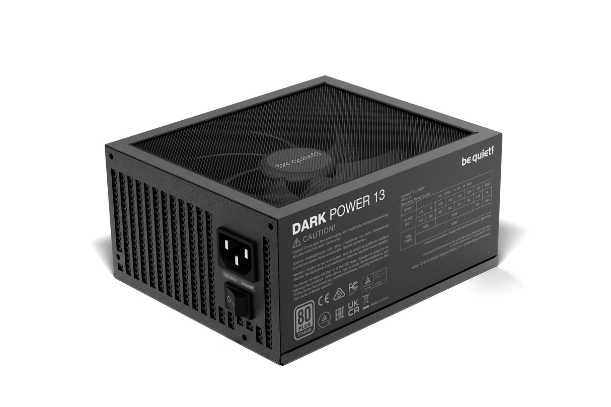 Alimentation PC - BE QUIET! - Dark Power 13 - 850 W - 80 PLUS Titanium - ATX 3.0