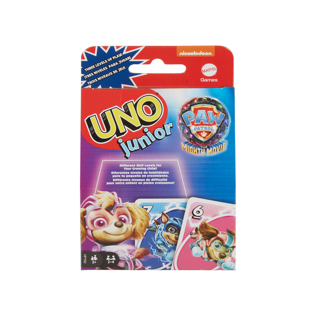 Mattel Games - Uno Junior-Pat' Patrouille : La Super Patrouille-Jeu de cartes HPY62
