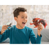 Dragon de lave,Figurine dragon schleich avec des parties mobiles, Dragon rouge jouet de la collection créature ELDRADOR pour