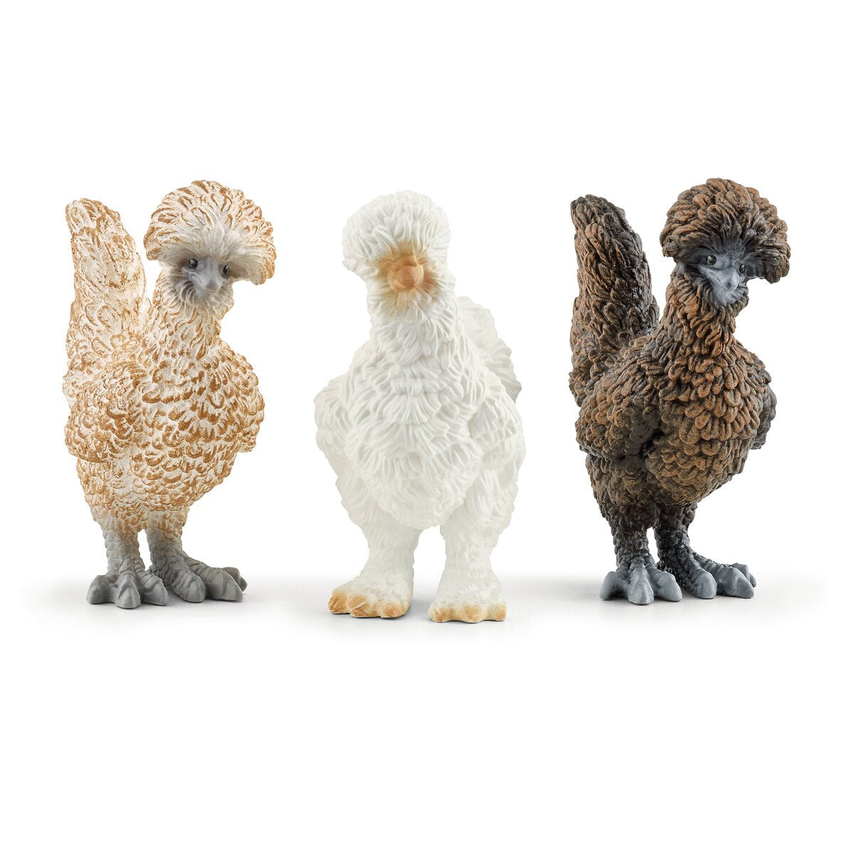 Coffret de Figurines Poules - Ferme Jouet et Grange de 3 Pieces avec Figurines Poules, Pour Garçons et Filles - Jouet 3 ans -
