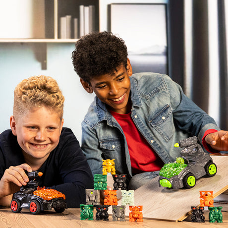 SCHLEICH -  42668   ELDRADOR CREATURES Crashmobile de Lave avec Mini Creature - Coffret voiture avec figurine fantastique