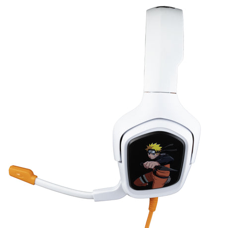 Casque gaming - Filaire - PS4, PS5, Switch, Xbox One et Series X|S - Konix - Naruto Shippuden - Microphone - Câble 1,5 m - Naruto