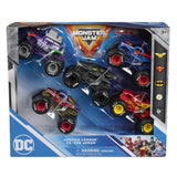 PACK DE 5 VEHICULES DIE-CAST 1:64 DC COMICS Monster Jam