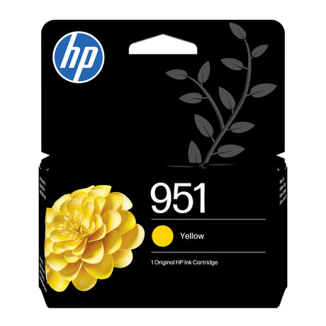 HP 951 Cartouche d'Encre Jaune Authentique (CN052AE)