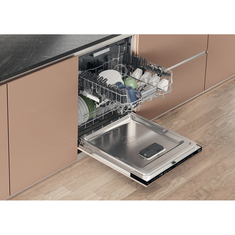 Lave-vaisselle tout encastrable HOTPOINT H7IHP40L - 15 couverts - 40 dB - Classe C - Maxi Space - tiroir a couverts